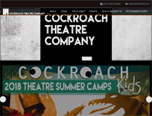 Tablet Screenshot of cockroachtheatre.com